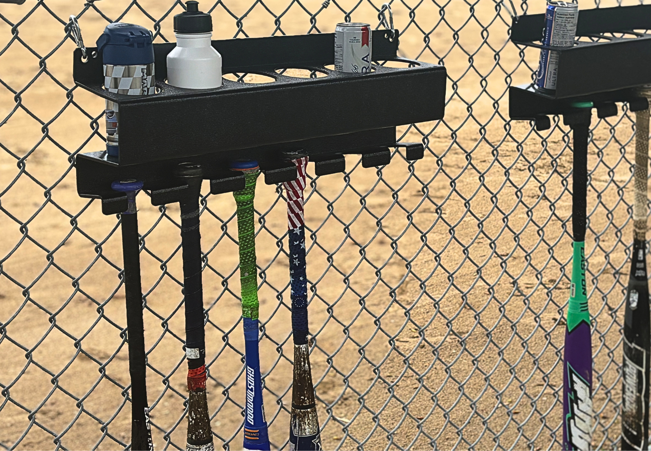 Support portatif pour bouteilles et bâtons de baseball
